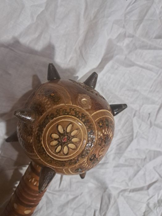 Булава,  Сувенир, резьба, дерево,  символ,  декор,  красивый