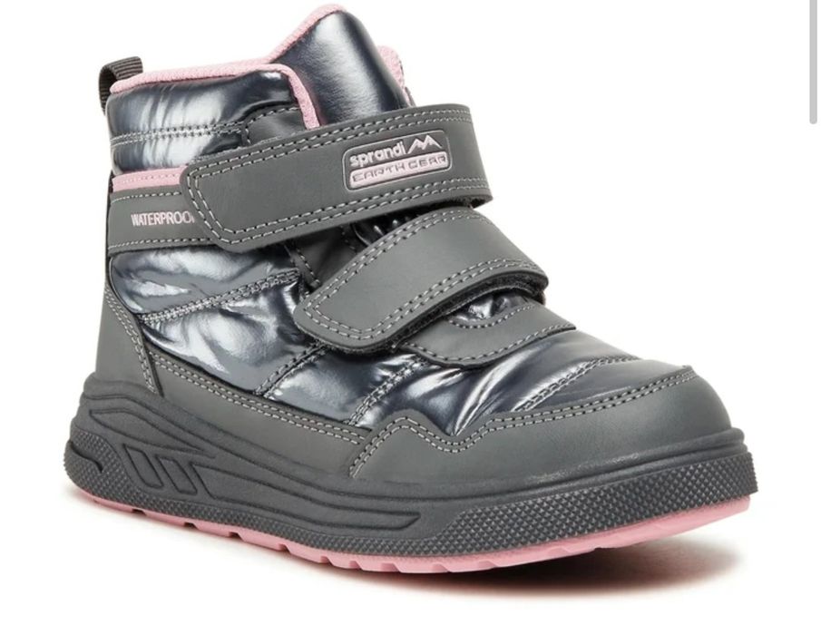 Kozaczki SPRANDI wodoodporne srebne roz. 29