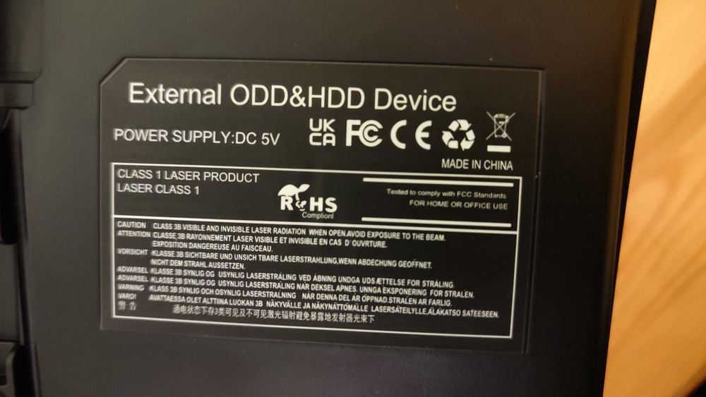 Портативний дисковод (зовнішній DVD CD привод)