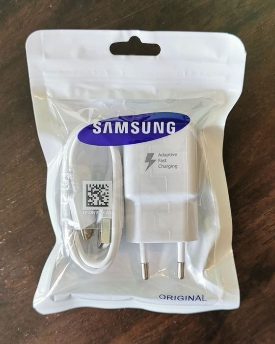 Ładowarka SAMSUNG 15W z kablem USB A do typ C 1m Biała