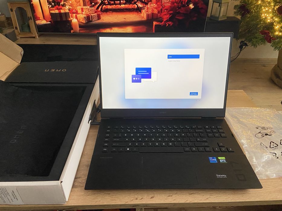 Praktycznie NIEUŻYWANY gaming Laptop HP OMEN 17 cali RTX 3070 INTEL i7