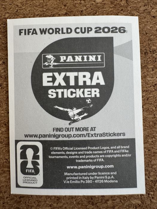 Panini FIFA World Cup 2026 – Lionel Messi Extra Sticker Purple/Roxo