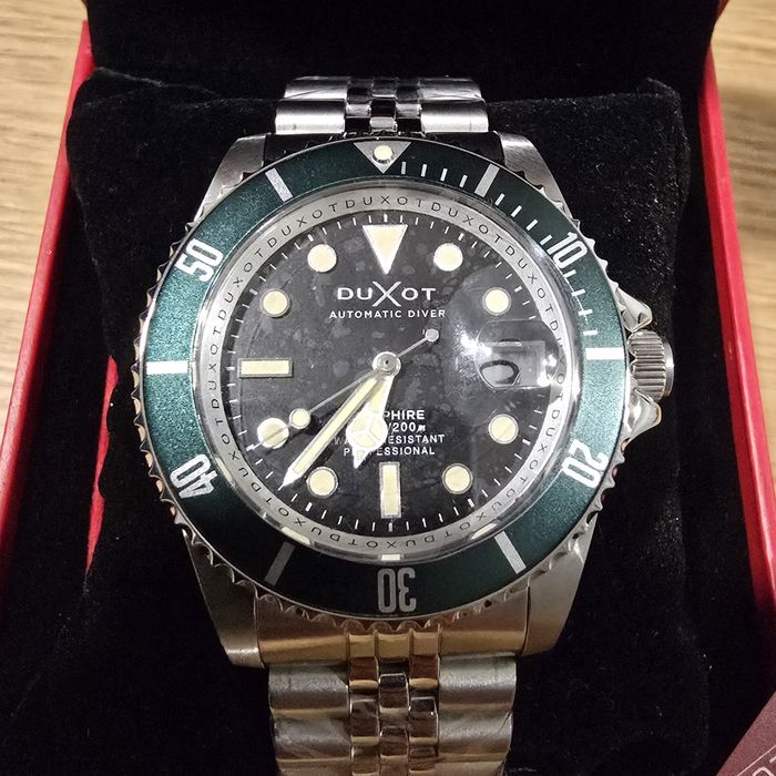 *NOVO* Duxot Atlantica Soot DX-2057-33 Preto (Mov. Seiko NH35) 42mm