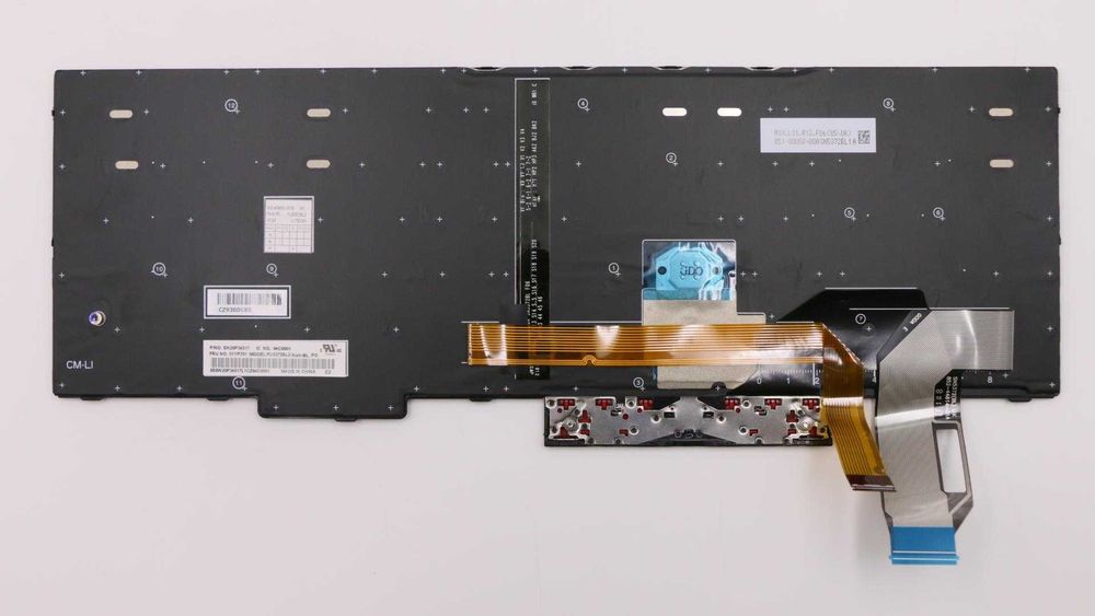 TECLADO NOVO 01YP701 para Lenovo ThinkPad E580, E585, E590, E595, L580, L590, P52, P53, P53s, P72, P73, T590