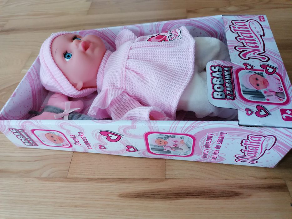 Lalka Natalia bobas z motylkiem zabawką