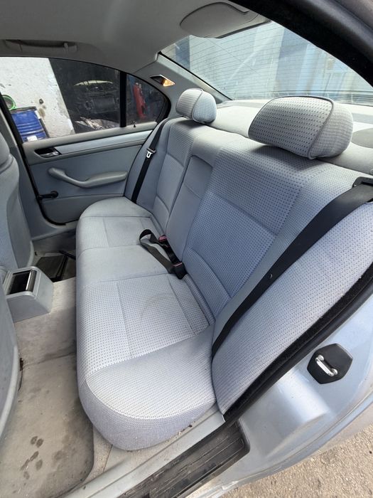 Fotele BMW E46 Sedan szare Boczki Tapicerka siedzenia komplet