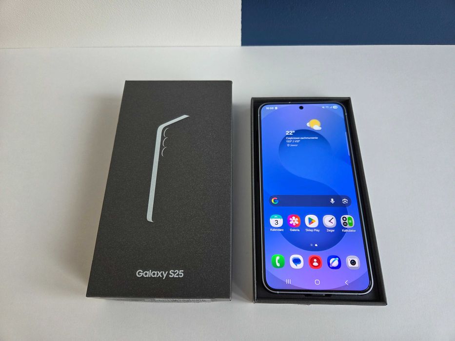 SAMSUNG Galaxy S25 12/256GB - Idealny - Gwarancja - Icyblue - Błękitny - Gratisy!
