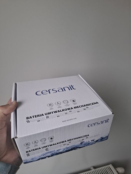 Nowa Bateria umywalkowa Cersanit Brasco chrom sztorcowa