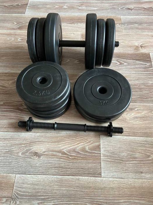 Гантелі розбірні 2 х 20 кг разборные композитные 20 кг