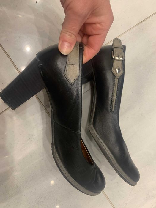 buty czółenka skórzane polska grodecki firma 36,5