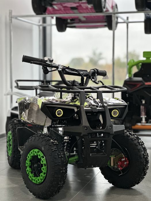 Дитячий квадроцикл на акумуляторі 36V, 1000W, надувні колеса Електроквадроцикл Швидкість до 25 км на год