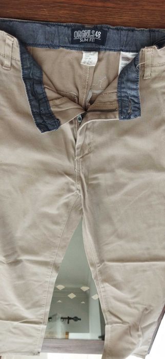 2 Calças LEFTIES CHINO  Tam 36 e 1 HM SLIM Tam 12-13 COMO NOVAS