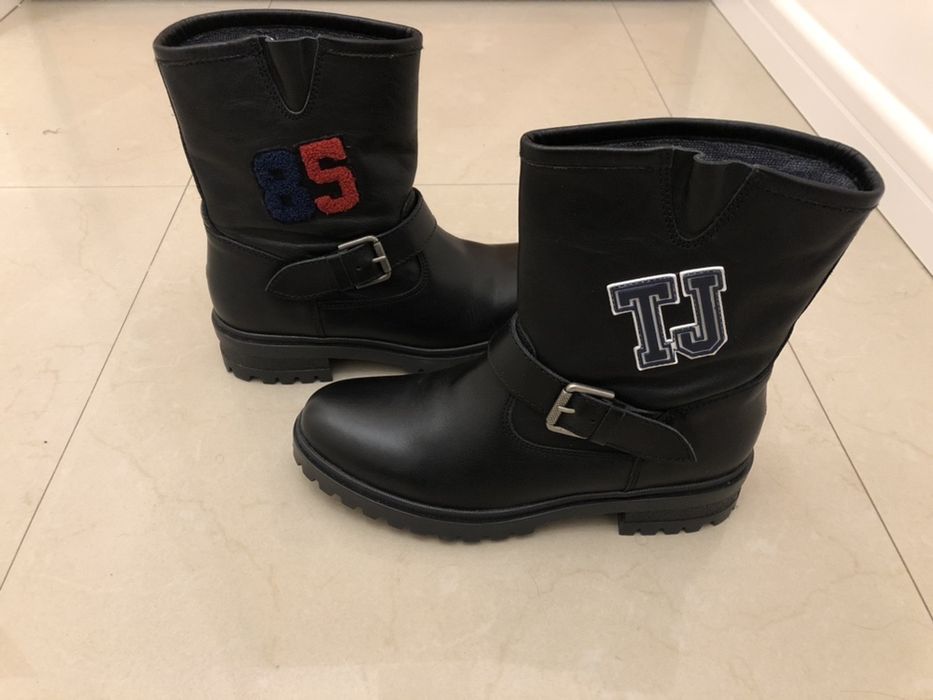 Tommy hilfiger jeans botki, bikery, biker boots, 39