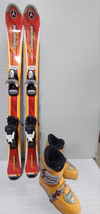 Zestaw Narty 100 cm + buty 20.5cm /33/34eu