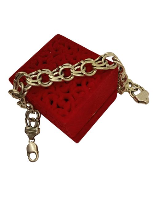 Srebrna bransoletka Garibaldi 45,80G 23cm