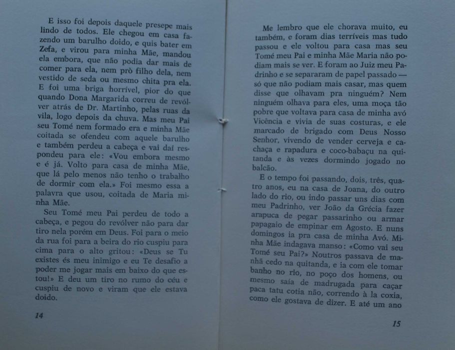 Histórias de Seu Tomé Meu Pai e Minha Mãe Maria de Odylo Costa, Filho