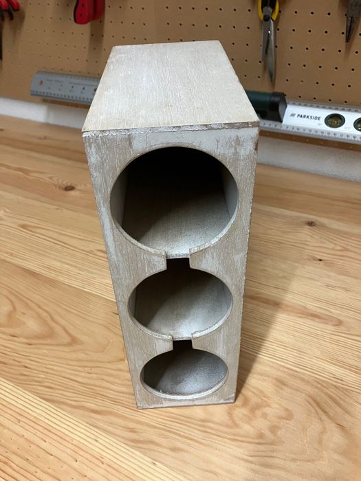 Mini garrafeira de madeira