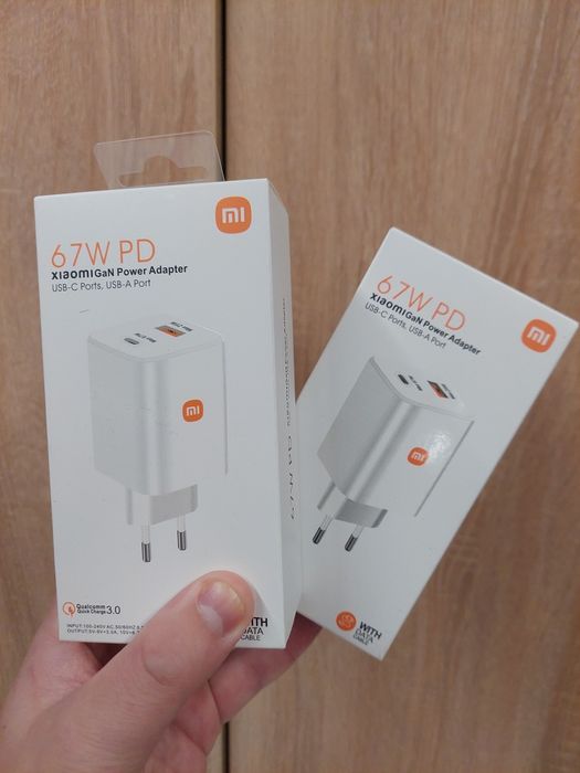Мережевий зарядний пристрій Xiaomi Mi 67W 2in1 Type-C to Type-C PD
