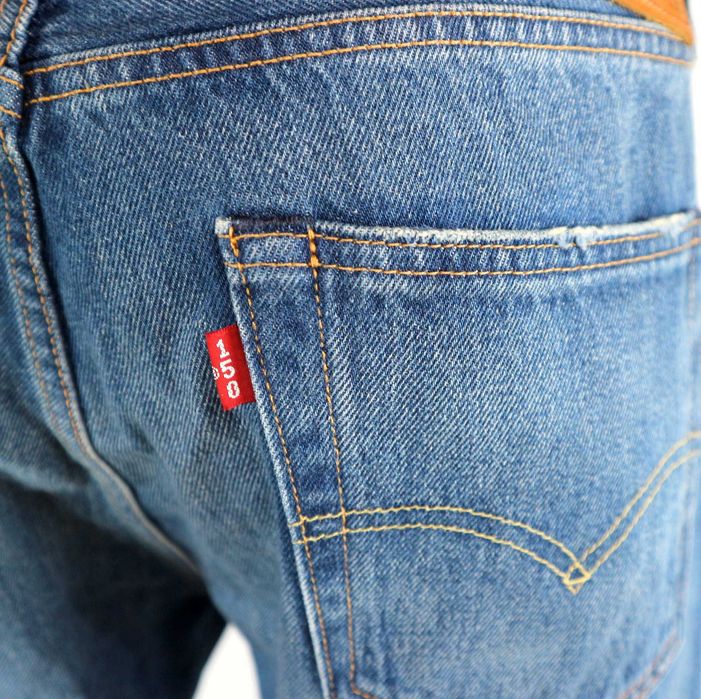 Levis 501 150th spodnie jeansy W34 L30 pas 2 x 45 cm