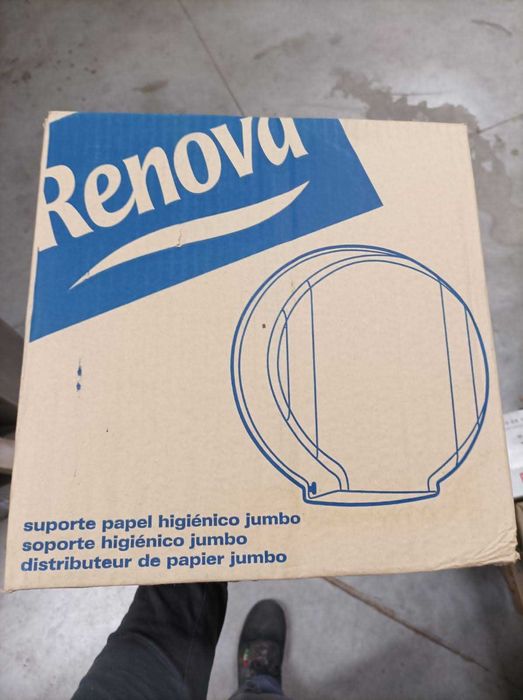 Suporte Renova para Papel Higiénico Jumbo - Novo
