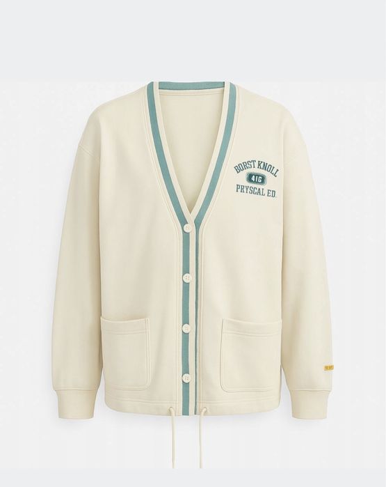 Nowa bluza kardigan w stylu preppy Levis oversize bawełna