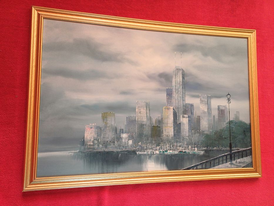 Obraz na płótnie sygnowany