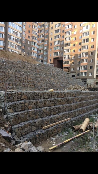 Габіони габіон сітка геотекстиль сітка для габіонів Габионы сетка