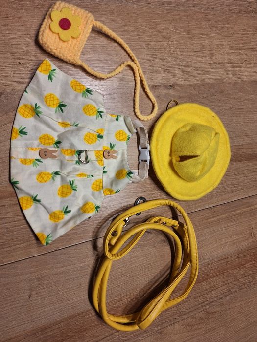 Ubranko dla królika miniaturki smycz