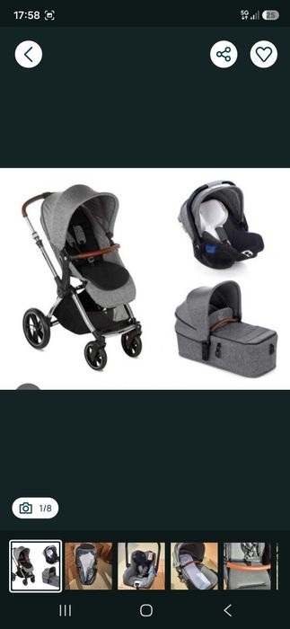 Carrinho de bebé - Jané - Trio Kawai