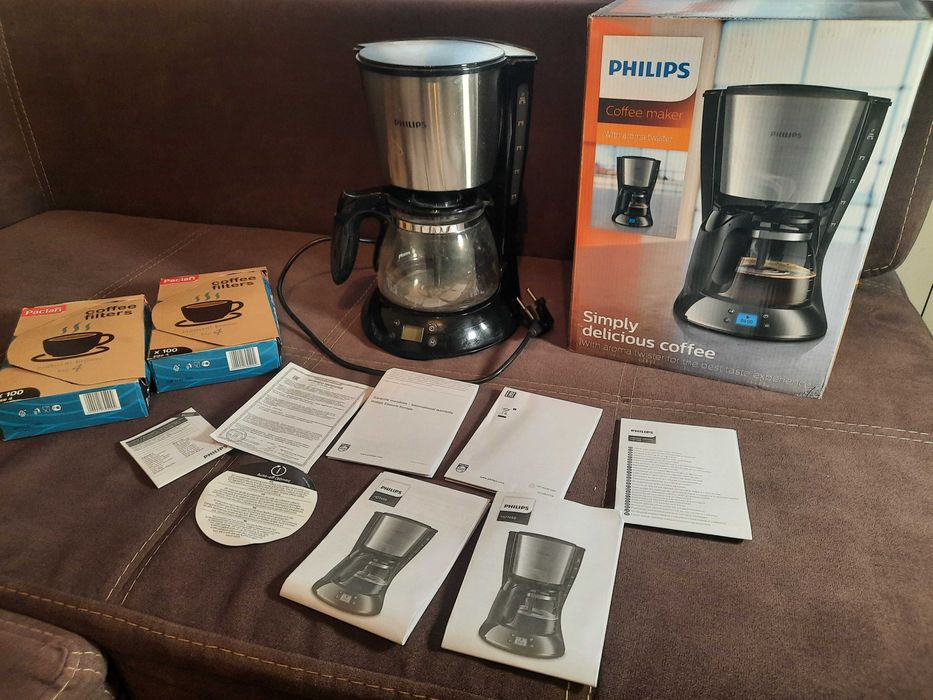 Кофеварка кавоварка Phillips HD7459 + 2 пачки фильтров в подарок!