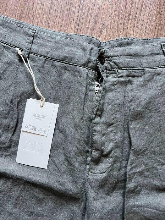 Шорти 100% льон ZARA (р 44, L)