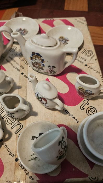 Conjunto de louça chá/café de brincar