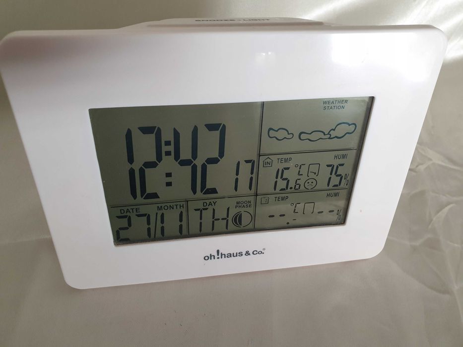 Estação Meteorológica Digital com previsão do tempo