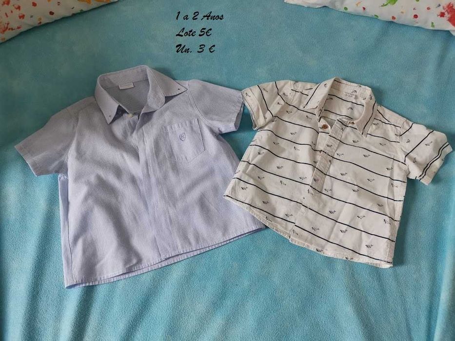 Roupa de menino camisas e casacos