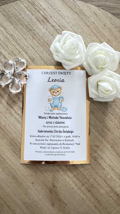 eleganckie zaproszenia personalizowane na każdą okazje