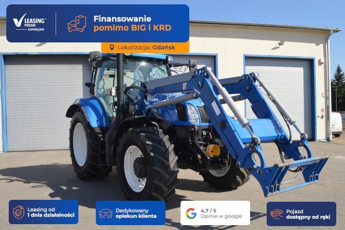 New Holland T6.175  GDAŃSK [14712] TUZ+WOM, 4WD, radio, FV23%VAT