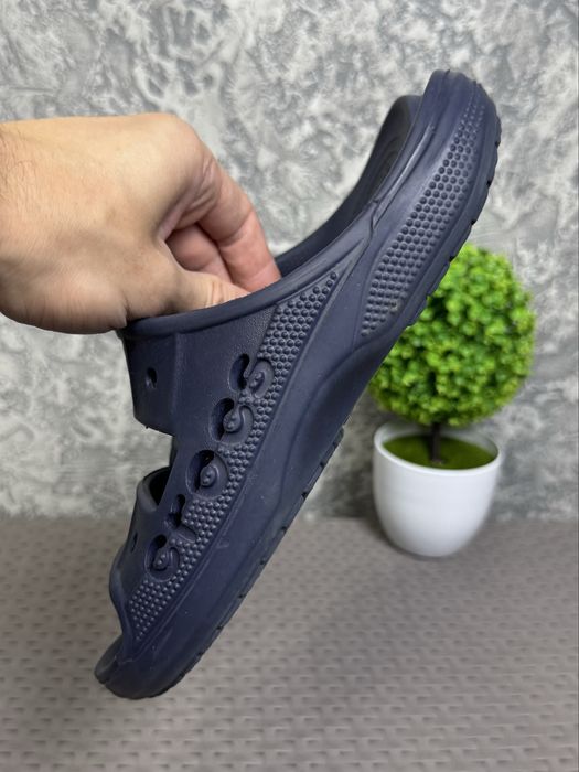 Crocs кроксы шлепанцы тапочки M5 W7 37-38 размер синие