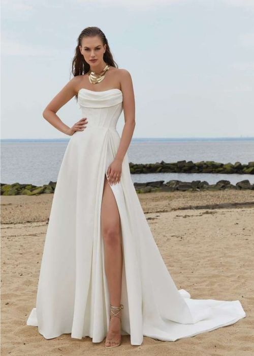 Espetacular vestido de noiva de estilista