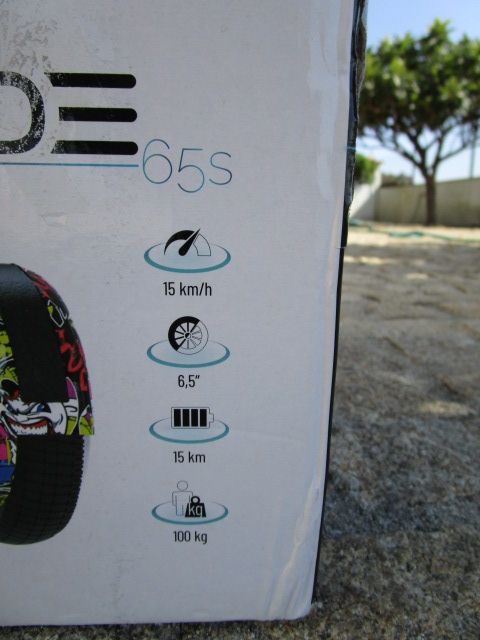 Hoverboard T-SLIDE 65s preto + capas de proteção