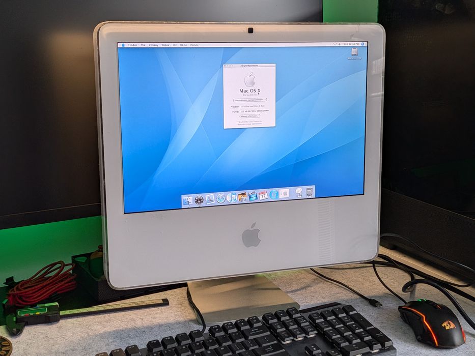 iMac A1195 Latte 2006, Intel Core 2 Duo, sprawny