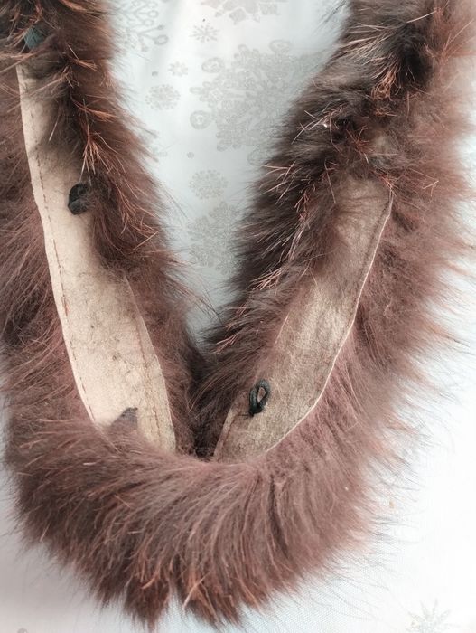 Futro naturalne - obszycie kaptura - jenot