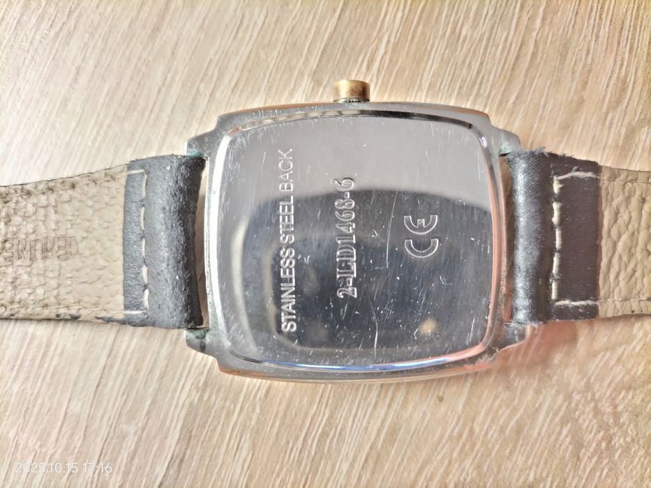 Zegarek męski King Quartz, skórzany pasek