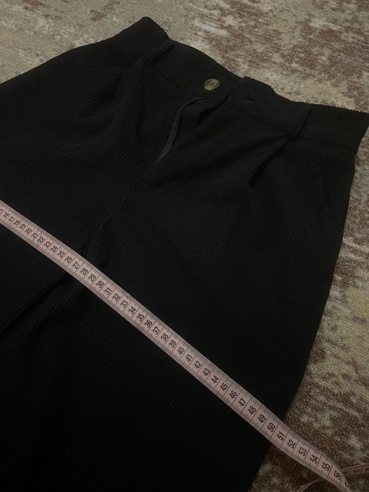 Вельветові брюки жіночі на резинці штани