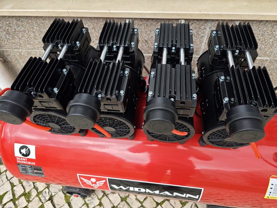 compressor de 200 litros silencioso novo