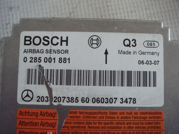 Centralina De Airbags Mercedes-Benz C-Class Coupe Sport (Cl203)