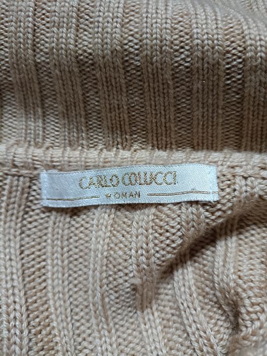 Sweter Carlo  Colucci wełna merino+ jedwab+ kaszmir