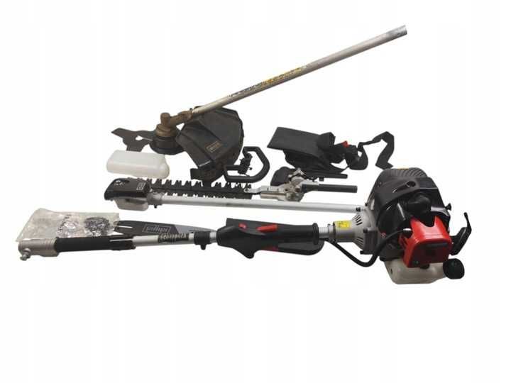 Spalinowa kosa Scheppach 4IN1 MT33P, podkaszarka, nożyce do żywopłotu