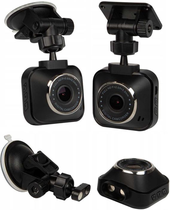 Kamera Samochodowa FULL HD Wideo REJESTRATOR Trasy Ekran Aparat 12MPX