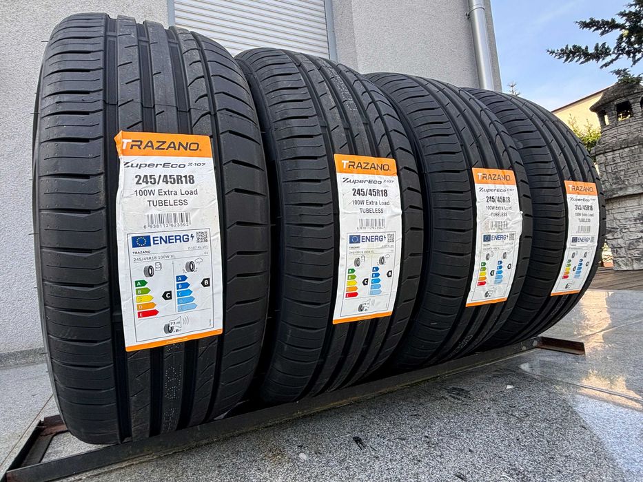 x4 letnie 245/45R18 Trazano ZuperEco 2024r 100W XL C,B,72db gwarancja