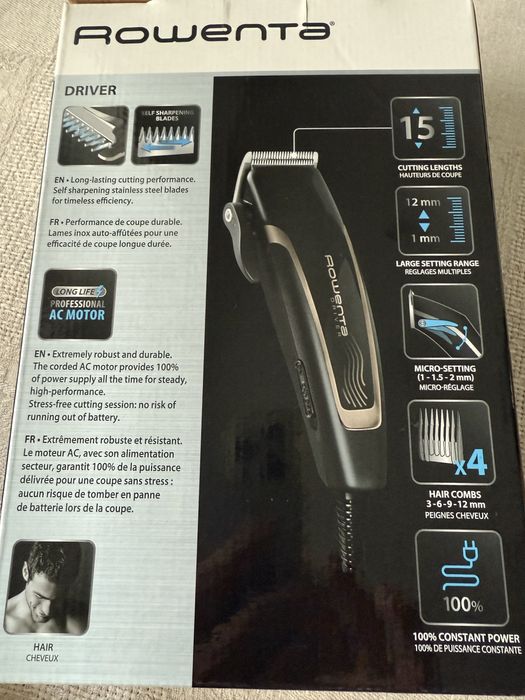 Машинка для стрижки Rowenta Driver TN1609 з колекції DUNES, но